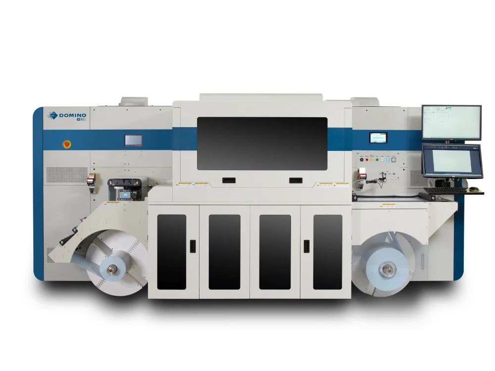 Domino N410 digital LED inkjet label press